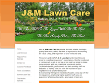 Tablet Screenshot of jnmlawncare.com